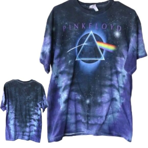 Pink Floyd Dark Side of the Moon Tie Dye Short Sleeve Tee Shirt 🎉‎ HOST PICK 🎉 - Picture 1 of 1